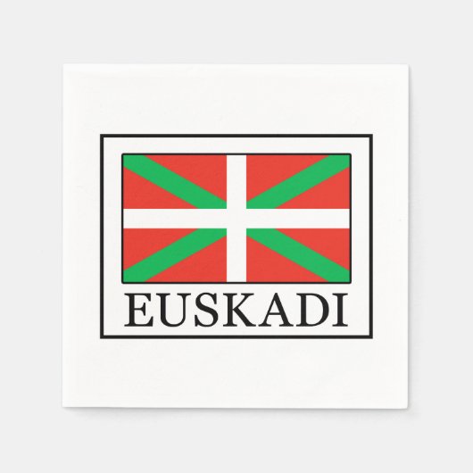Serviette En Papier Euskadi (Devant)