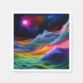 Serviette En Papier Évasion de l'espace Imaginaire (Devant)