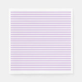 Serviette En Papier Eve & Sofie Lilac strié (Devant)