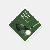 Serviette En Papier Événement de golf (Coin)