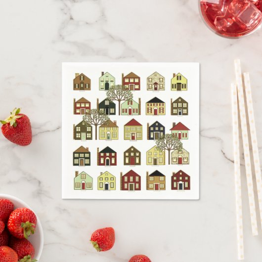 Serviette En Papier Événement Realtor (En situation)