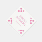 Serviette En Papier Événement spécial Pink Polka-dot (Coin)