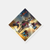 Serviette En Papier Événements de rodéo Western Party Napkins (Coin)