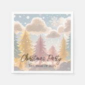 Serviette En Papier Evergreen Winter Wonderland (Devant)