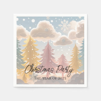 Serviette En Papier Evergreen Winter Wonderland