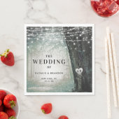 Serviette En Papier Evermore | Forêt de fée enchantée | Dîner Moss (En situation)