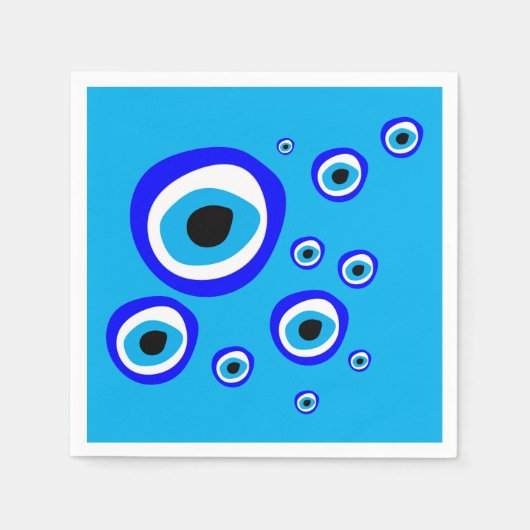 Serviette En Papier Evil Talisman & arabe Amulet grec / turc (Devant)