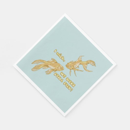 Serviette En Papier Évolution du poisson drôle de poisson rouge (Coin)