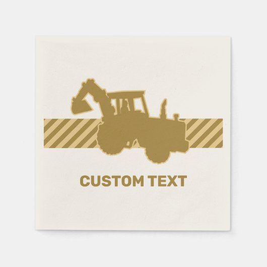 Serviette En Papier Excavateur (Devant)