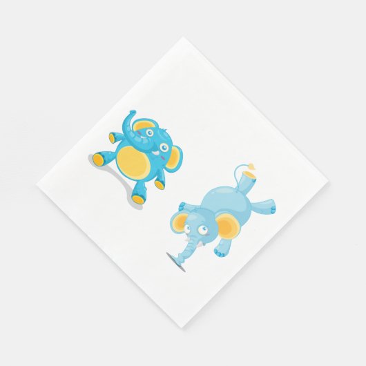Serviette En Papier Exécution d'éléphant (Coin)