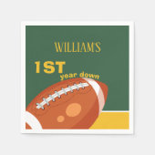 Serviette En Papier Exemple de football rétro première année bas 1er a (Devant)