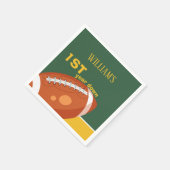 Serviette En Papier Exemple de football rétro première année bas 1er a (Coin)