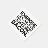 Serviette En Papier Exercice Bacon (Coin)