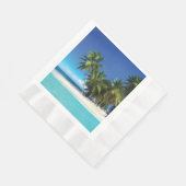 Serviette En Papier Exotic beach throw pillow (Coin)