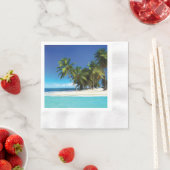 Serviette En Papier Exotic beach throw pillow (En situation)