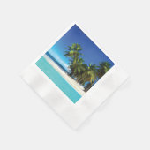 Serviette En Papier Exotic beach throw pillow (Coin)