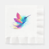 Serviette En Papier Exotic Rainbow Hummingbird (Devant)