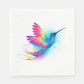 Serviette En Papier Exotic Rainbow Hummingbird (Devant)