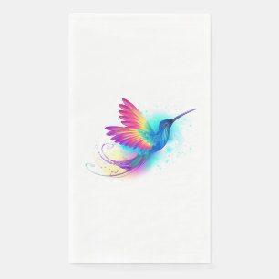 Serviette En Papier Exotic Rainbow Hummingbird