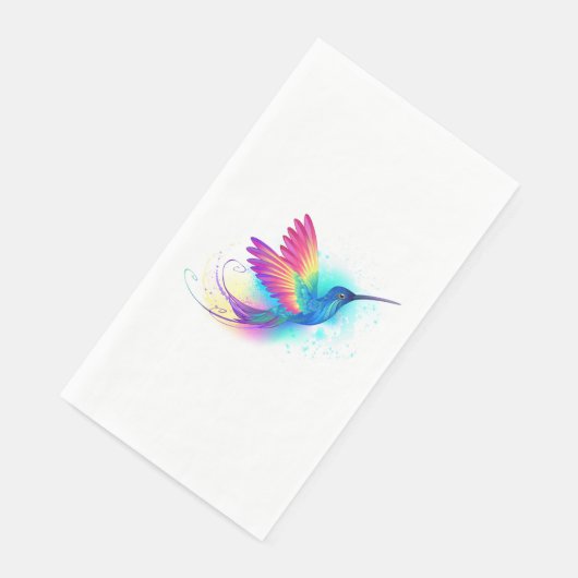 Serviette En Papier Exotic Rainbow Hummingbird (Coin)