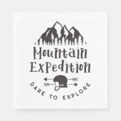 Serviette En Papier Expédition Montagne Oser Explorer (Devant)