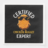 Serviette En Papier Expert certifié en nugget de poulet (Devant)