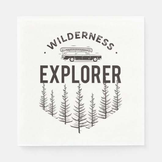 Serviette En Papier Explorateur Wilderness (Devant)