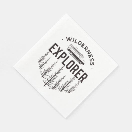 Serviette En Papier Explorateur Wilderness (Coin)
