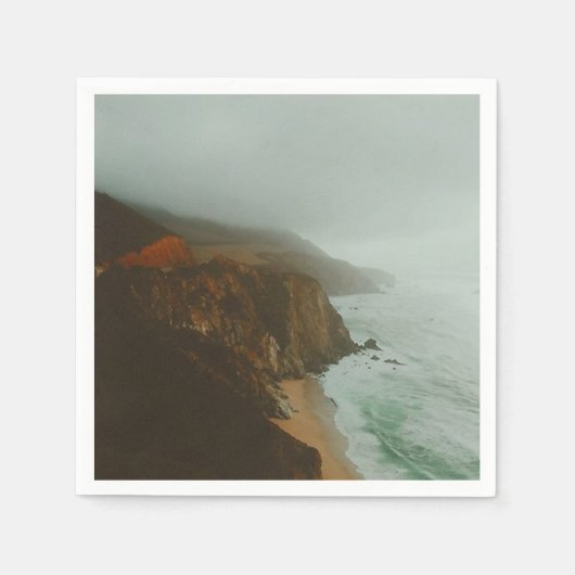 Serviette En Papier Exploration de Big Sur (Devant)