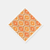 Serviette En Papier Explosion atomique de style milieu de siècle sur o (Coin)