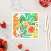 Serviette En Papier Explosion de Citrus (En situation)