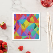 Serviette En Papier Explosion de couleur (En situation)