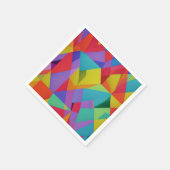 Serviette En Papier Explosion de couleur (Coin)