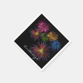 Serviette En Papier Explosion de feux d'artifice Thunder_Cove (Coin)
