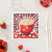 Serviette En Papier Explosion de Popcorn Bowl (En situation)