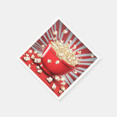 Serviette En Papier Explosion de Popcorn Bowl (Coin)