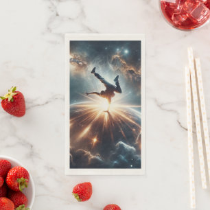 Serviette En Papier Explosion de rupture galactique dans l'espace prof