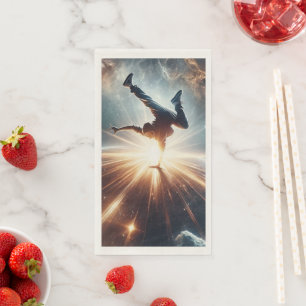 Serviette En Papier Explosion de rupture galactique dans l'espace prof