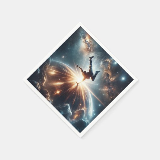 Serviette En Papier Explosion de rupture galactique dans l'espace prof (Coin)