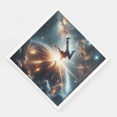 Serviette En Papier Explosion de rupture galactique dans l'espace prof (Coin)