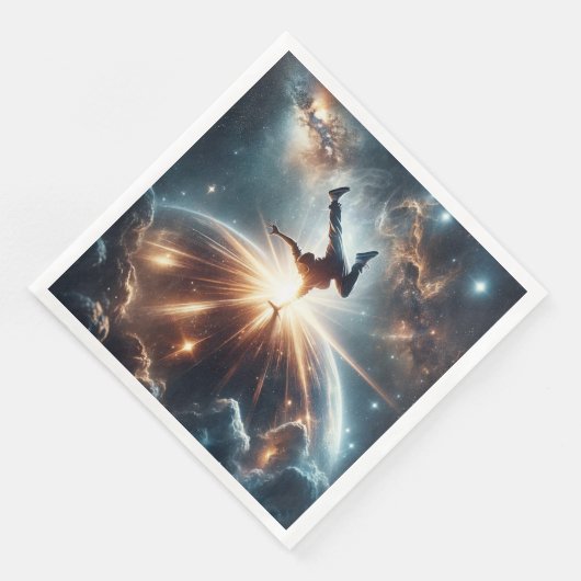Serviette En Papier Explosion de rupture galactique dans l'espace prof (Coin)