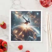 Serviette En Papier Explosion de rupture galactique dans l'espace prof (En situation)