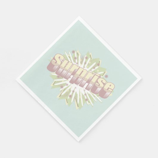 Serviette En Papier Explosion d'onomatopée surprise (Coin)