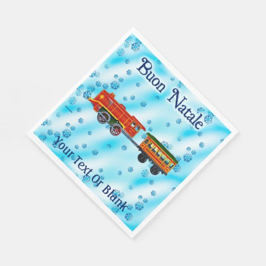 Serviette En Papier Express de Noël - Buon Natale (Coin)