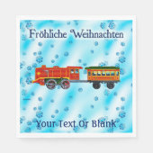 Serviette En Papier Express de Noël - Fröhliche Weihnachten (Devant)