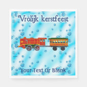 Serviette En Papier Express de Noël - Vrolijk kerstfeest (Devant)