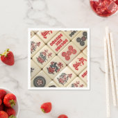 Serviette En Papier Expression orientale (En situation)