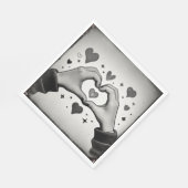 Serviette En Papier exprimé mon coeur (Coin)