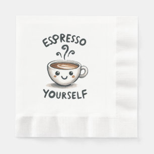 Serviette En Papier Exprimez-vous café