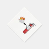 Serviette En Papier Extincteur d'incendie Mettre dehors des serviettes (Coin)